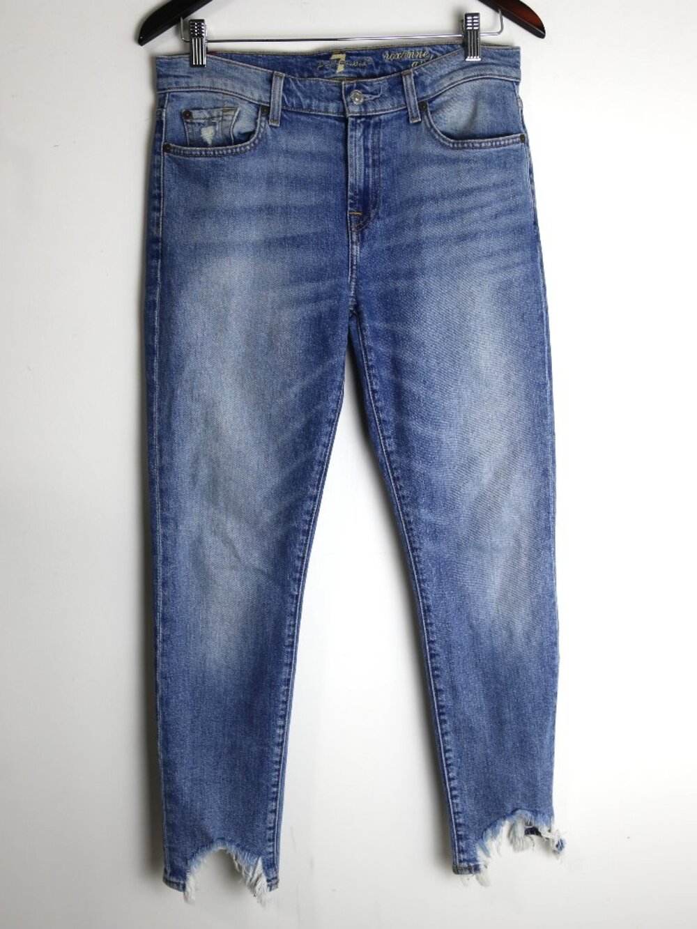 7 for All Mankind Women's Roxanne Ankle Jean Light Gallery Row 3 Size 28